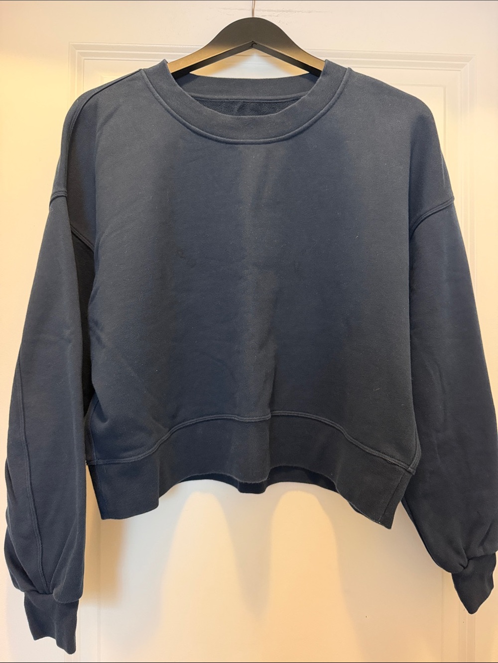 lululemon athletica Navy Boxy Crew Sweatshirt - Women's